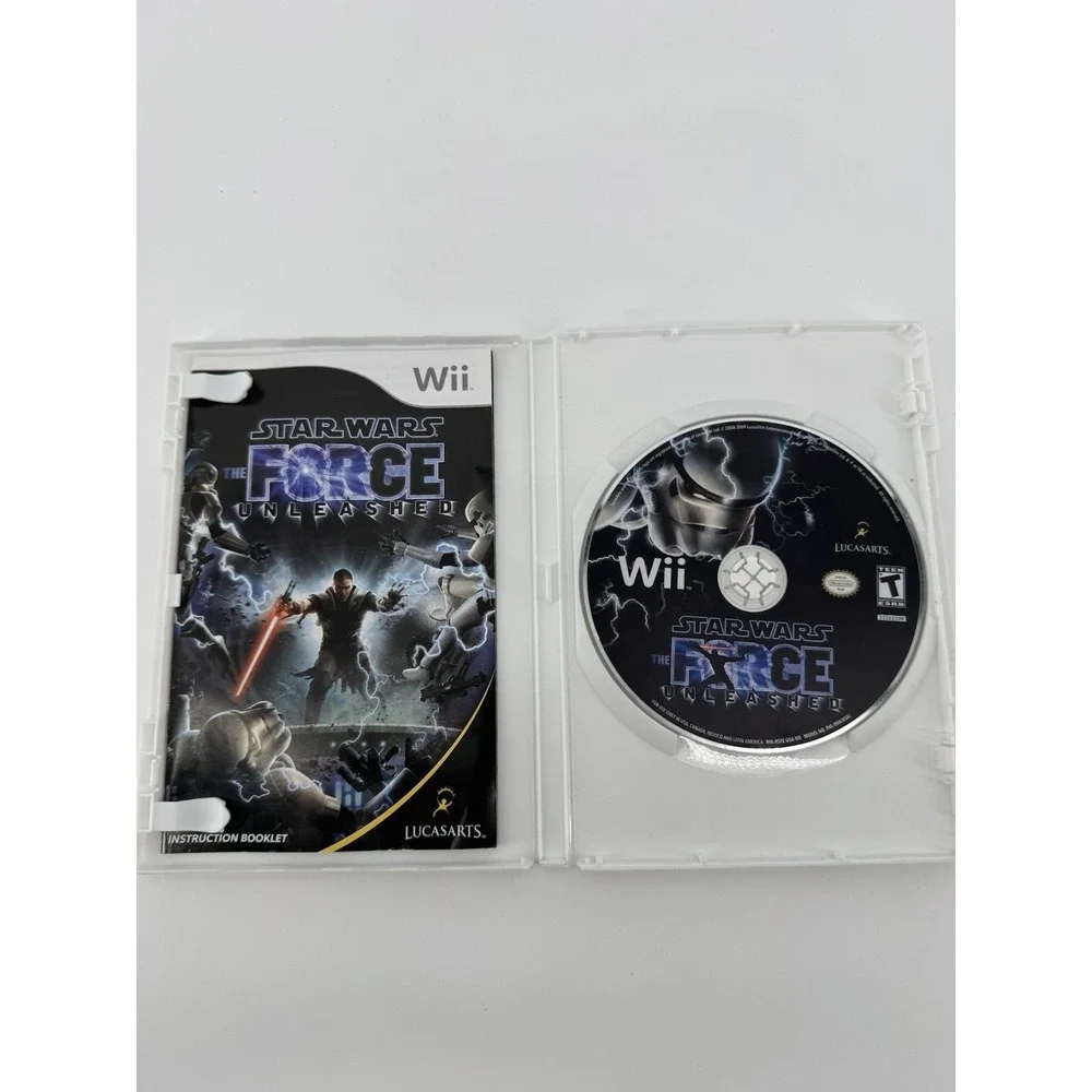 Star Wars The Force Unleashed Nintendo Wii LucasArts‎ With Manual CIB